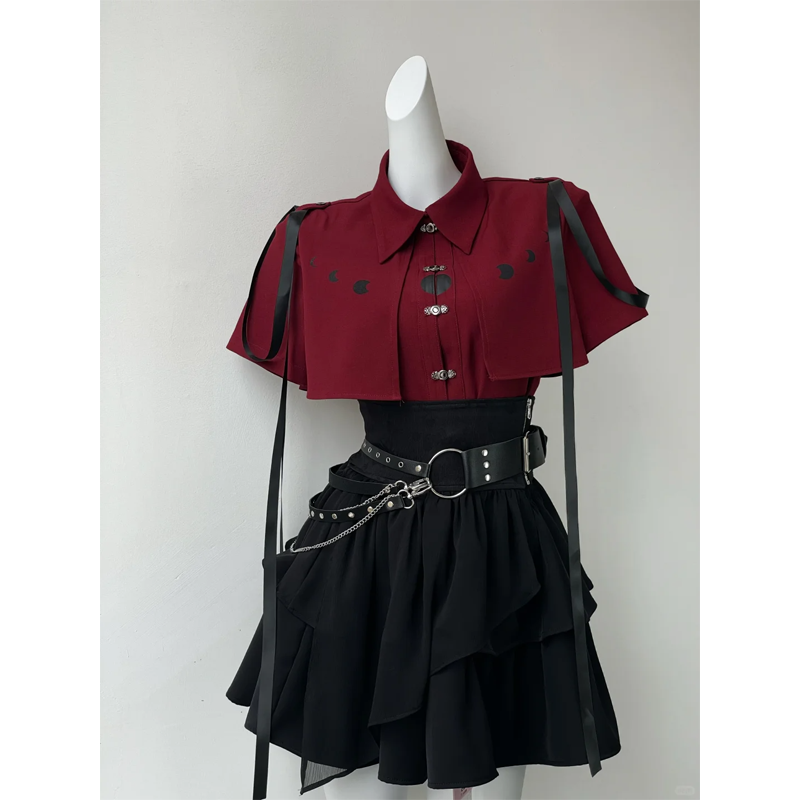 Japanese Women Formal Wear - Y2k Aesthetic Lolita Style 2 Piece