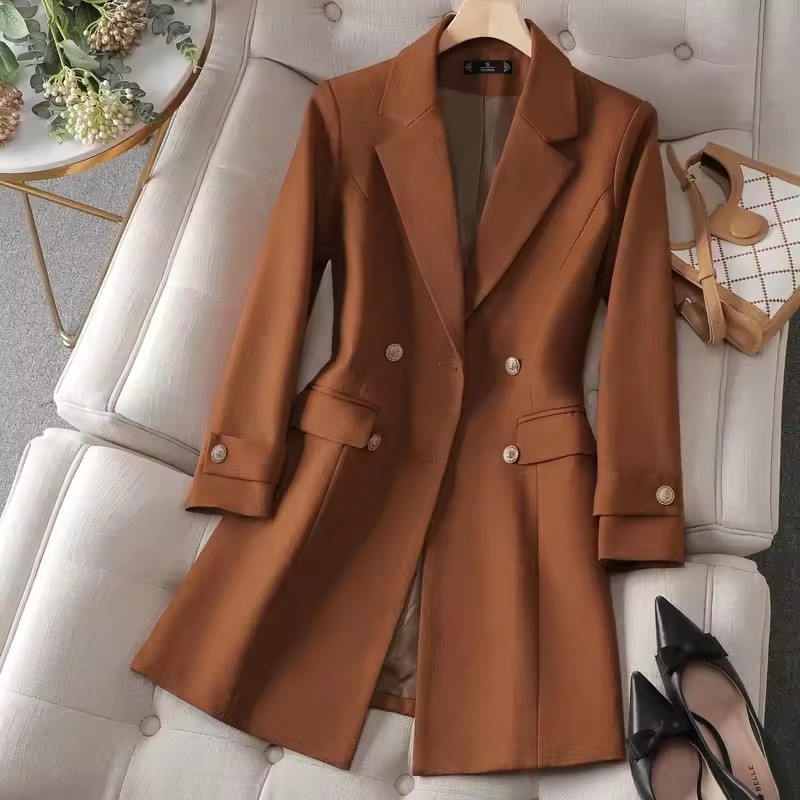 Fashion Autumn Trench Jacket W - Women Formal Wear Winter reseña y precio