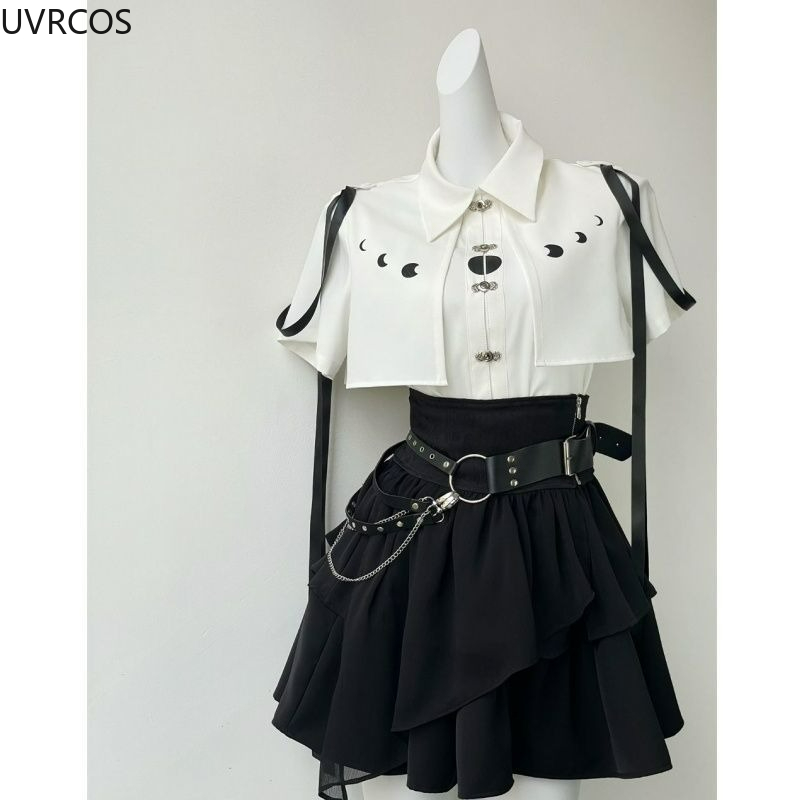 Y2k Aesthetic Lolita Style 2 P - Japanese Women Formal Wear reseña y precio