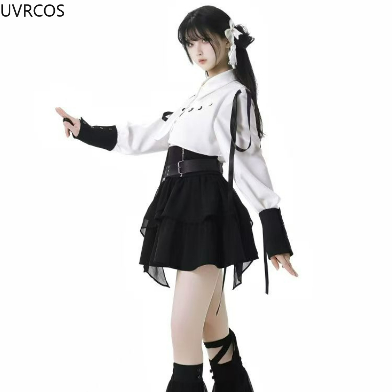 Y2k Aesthetic Lolita Style 2 P - Japanese Women Formal Wear reseña y precio