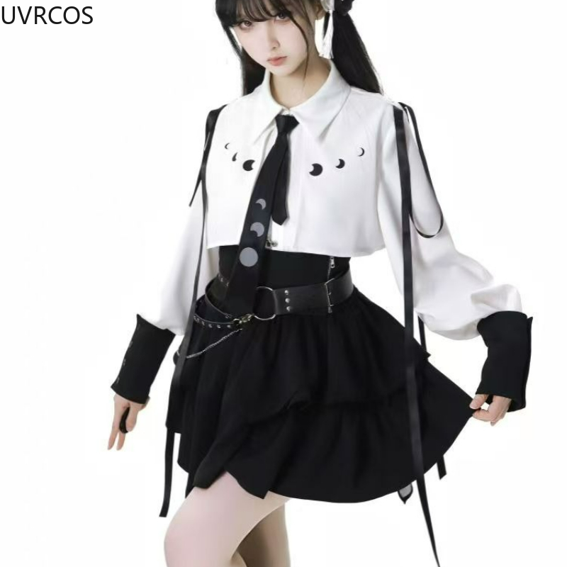 Y2k Aesthetic Lolita Style 2 P - Japanese Women Formal Wear reseña y precio