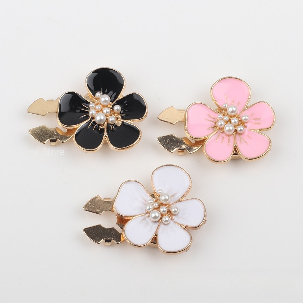 1pc Pearl Camellia Button Cove - Women Formal Wear With Tie reseña y precio