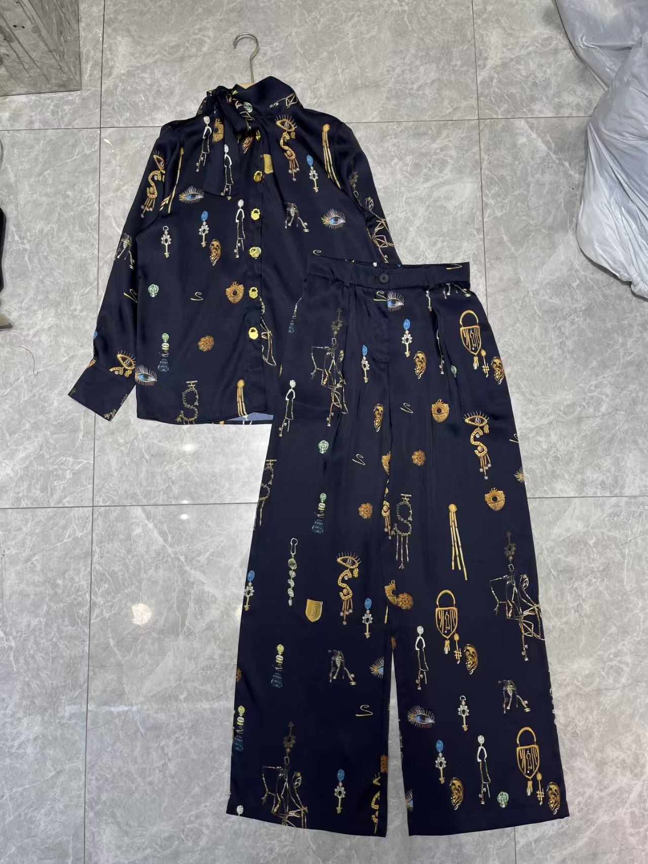 High Street 2pcs Set Women's M - Women'S Formal Wear With Pants reseña y precio