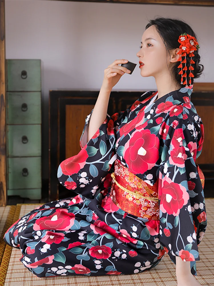 Vintage Style Women's Floral P - Japanese Women Formal Wear reseña y precio