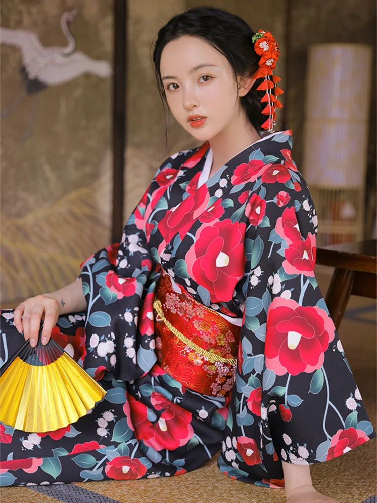Vintage Style Women's Floral P - Japanese Women Formal Wear reseña y precio