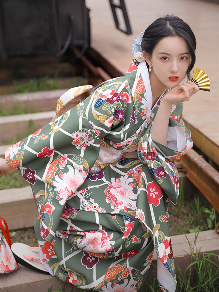 Vintage Style Women's Floral P - Japanese Women Formal Wear reseña y precio