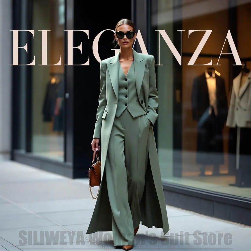 Chic Women's Suit Set Three Pi - Women'S Formal Wear With Pants reseña y precio