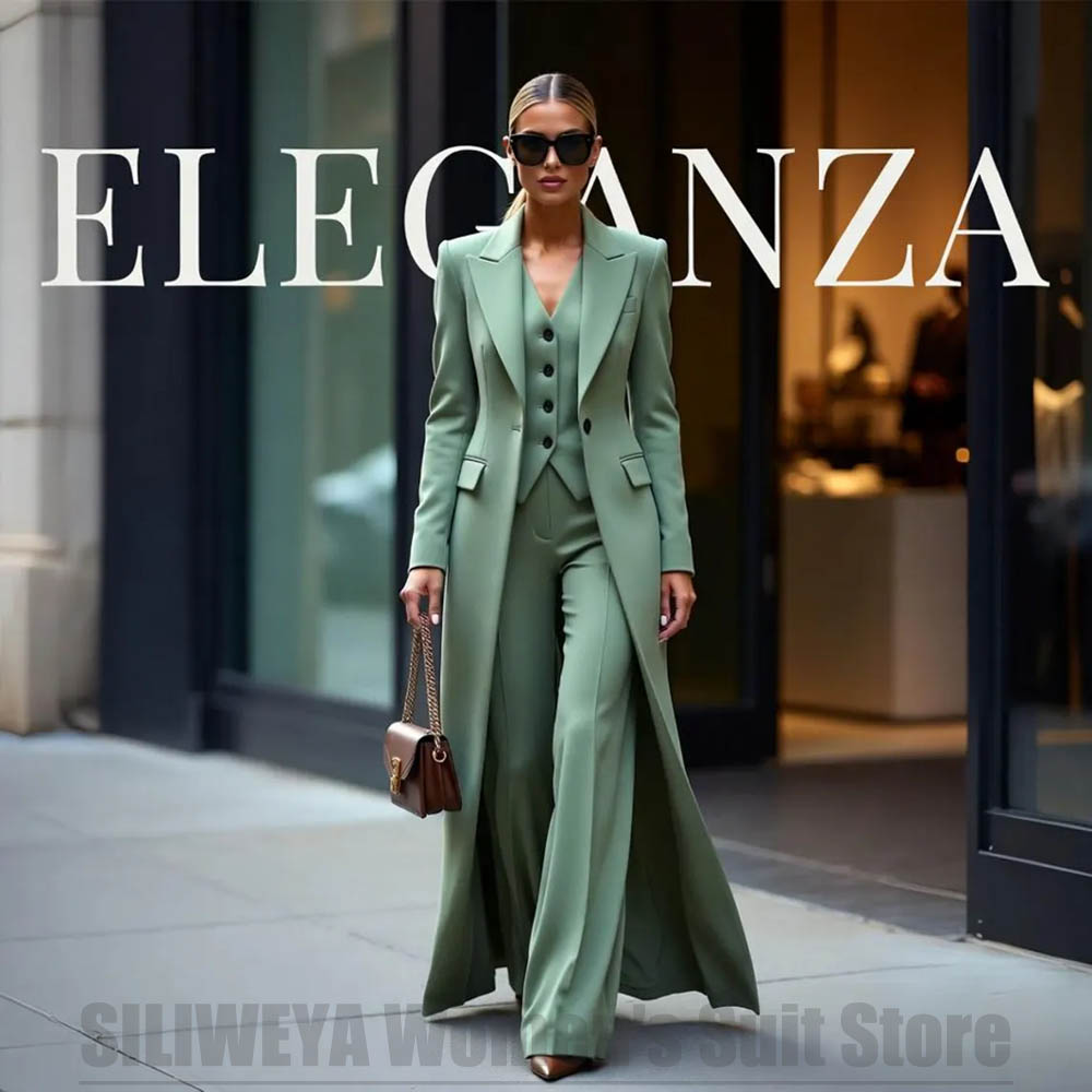 Chic Women's Suit Set Three Pi - Women'S Formal Wear With Pants reseña y precio