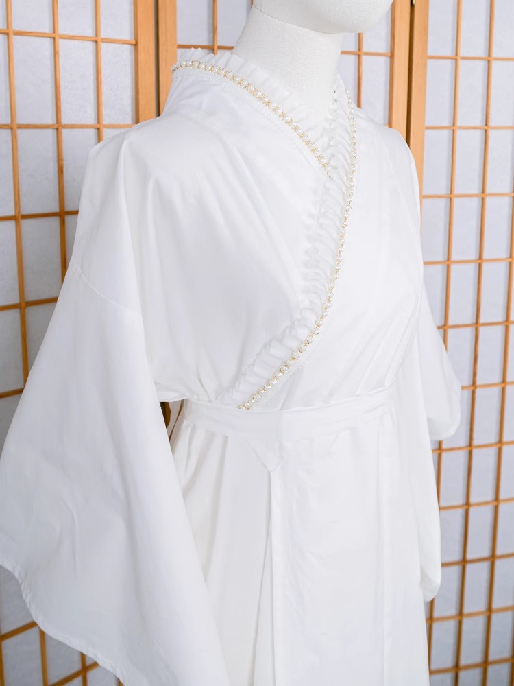 Lace-Trimmed Kimono Undergarme - Japanese Women Formal Wear reseña y precio