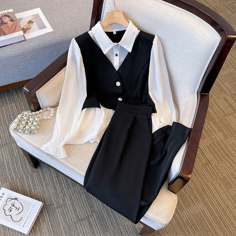 Korean Chiffon 2 Pieces Sets S - Women'S Formal Wear With Pants reseña y precio