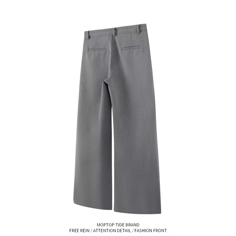 Retro Wide Leg Suit Pants Trou - Tailored Trouser Wide reseña y precio
