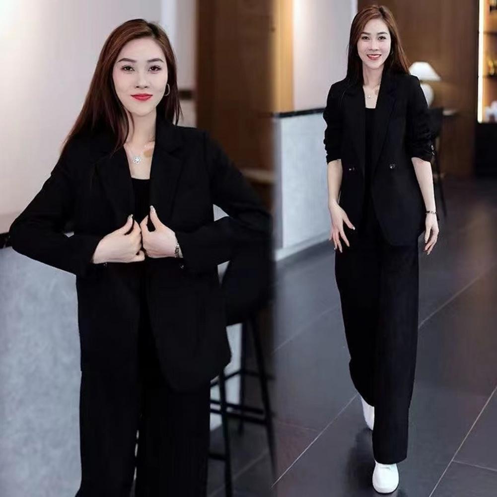 Women Coat Pants Set Formal Co - Women'S Formal Wear With Pants reseña y precio