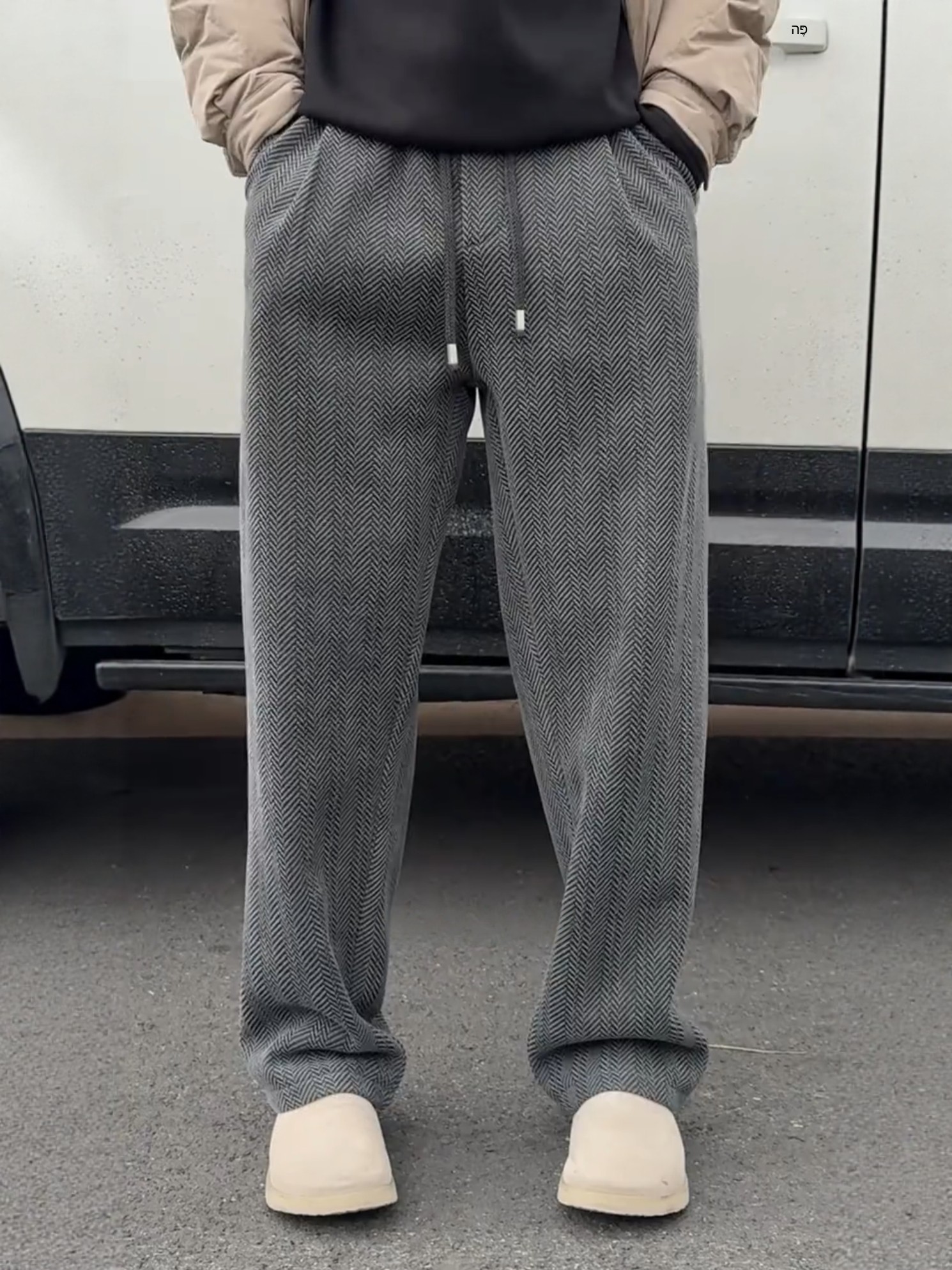 Men's Winter Thickened Fleece  - Tailored Trouser Wide reseña y precio