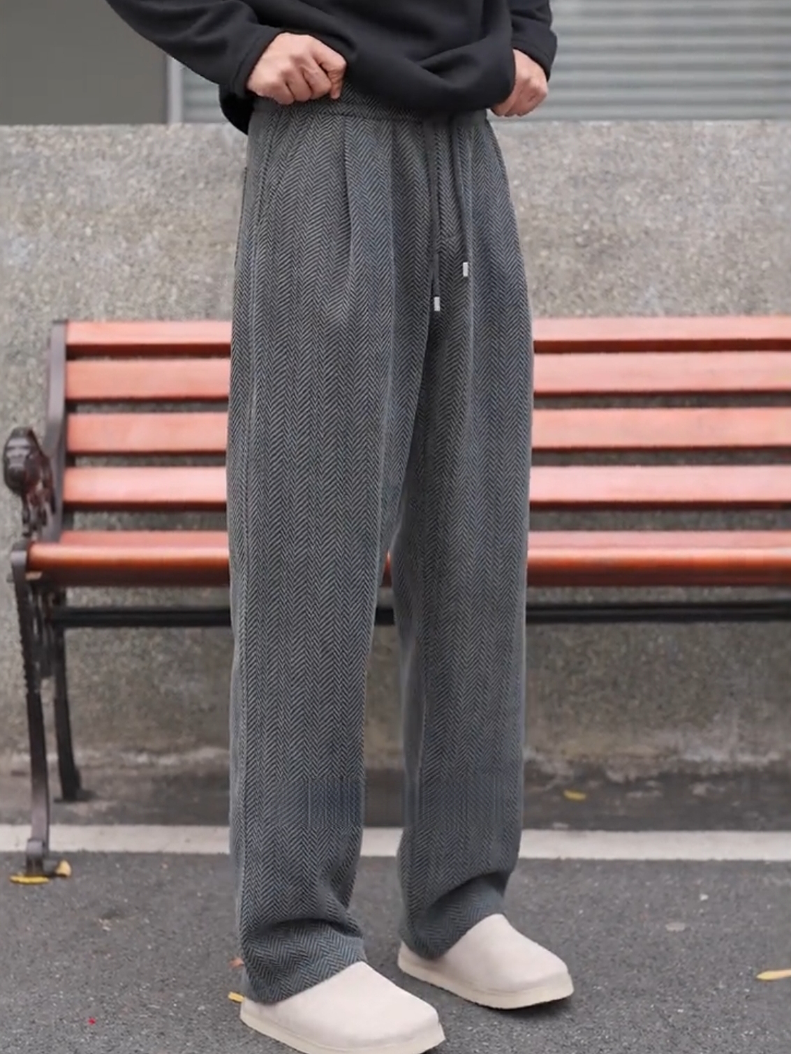 Men's Winter Thickened Fleece  - Tailored Trouser Wide reseña y precio