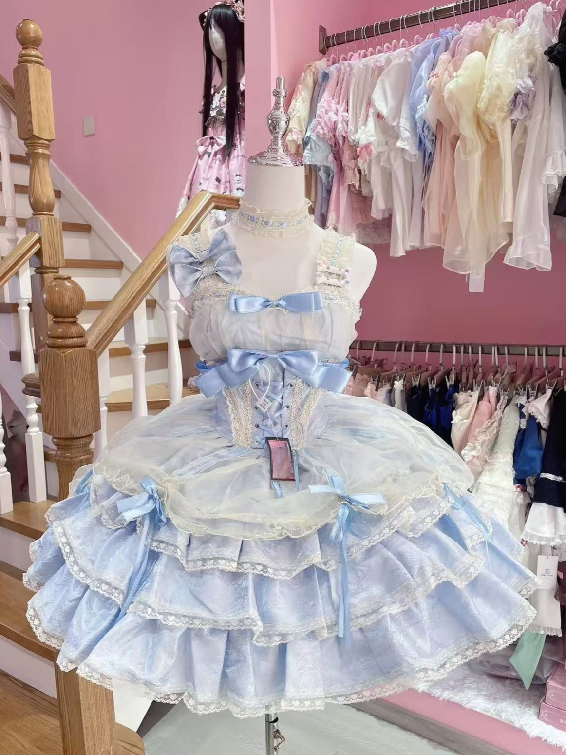 Sweet Elegant Lolita Dress Set - Japanese Women Formal Wear reseña y precio