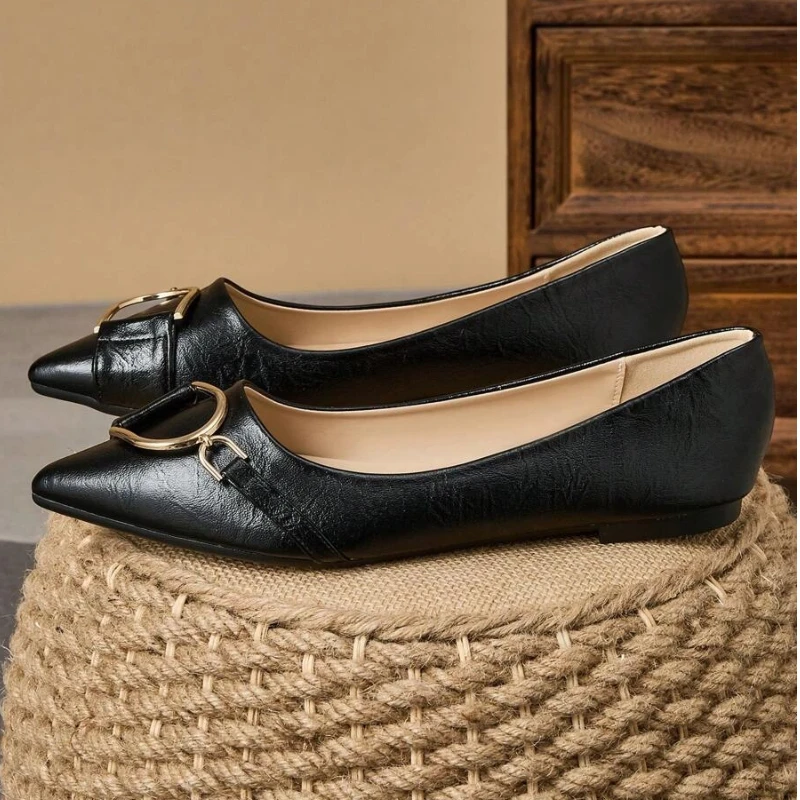 Elegant Women’s Black Pointed  - Women Formal Wear Shoes reseña y precio