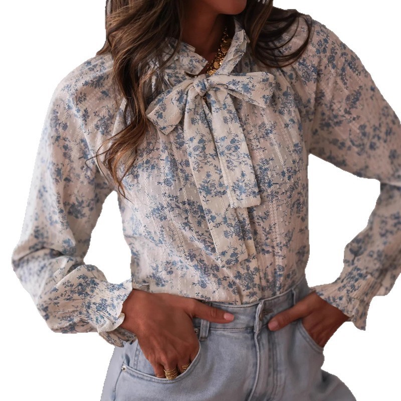 Womens Wear Bow Fashion Printe - Women Formal Wear With Tie reseña y precio