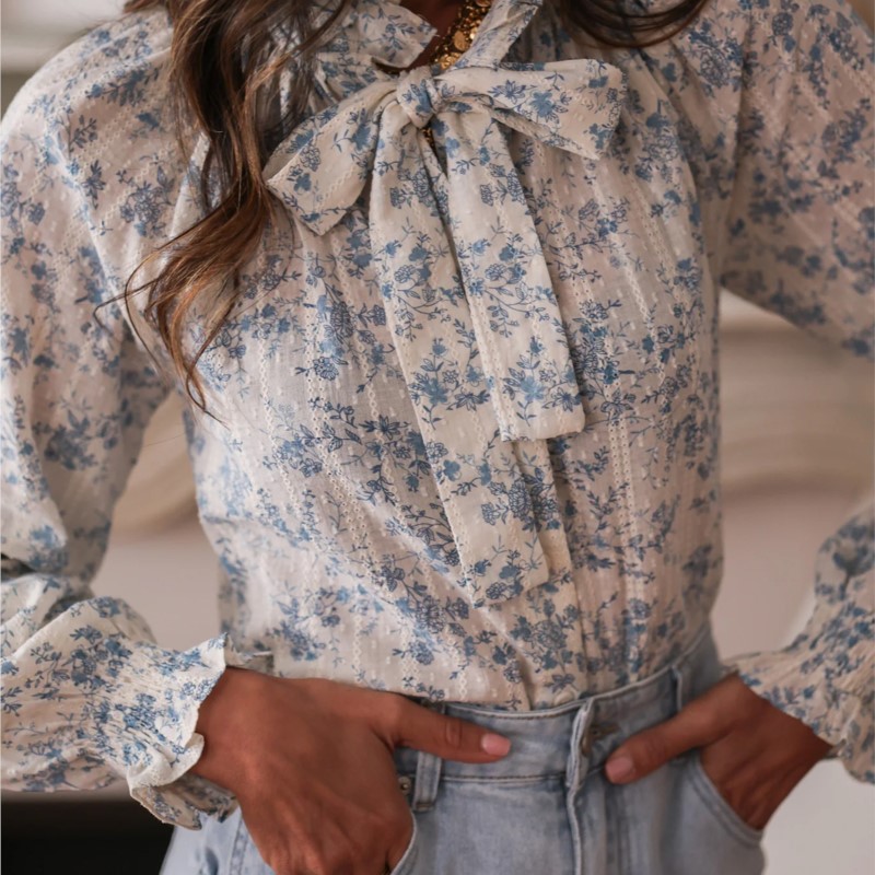Womens Wear Bow Fashion Printe - Women Formal Wear With Tie reseña y precio