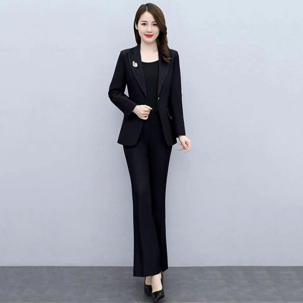 2 Pcs/Set Lady Formal Coat Pan - Women'S Formal Wear With Pants reseña y precio