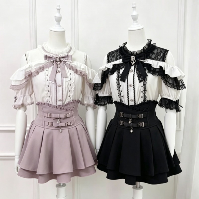 Kawaii Japanese Lolita Blouse  - Japanese Women Formal Wear reseña y precio