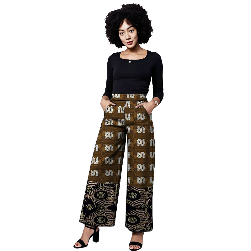 Ankara Outfit Women's Patchwor - Tailored Trouser Wide reseña y precio