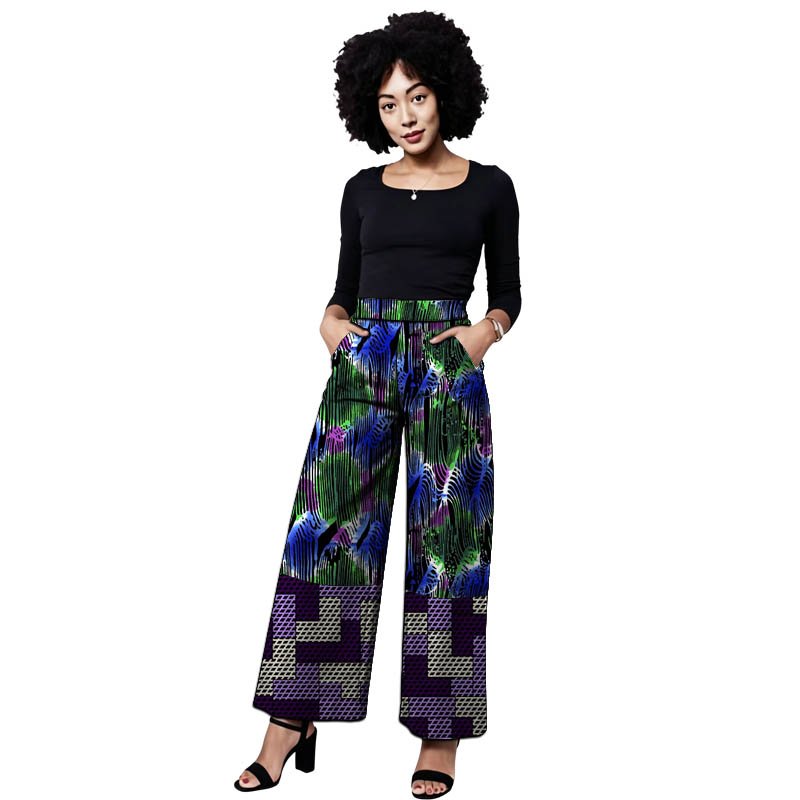Ankara Outfit Women's Patchwor - Tailored Trouser Wide reseña y precio