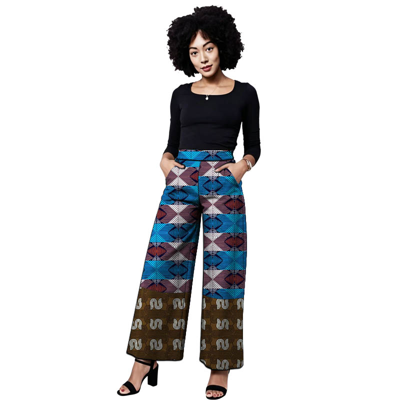Ankara Outfit Women's Patchwor - Tailored Trouser Wide reseña y precio