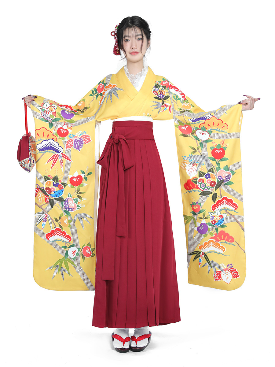 Women's Japanese Kimono Set Wa - Japanese Women Formal Wear reseña y precio