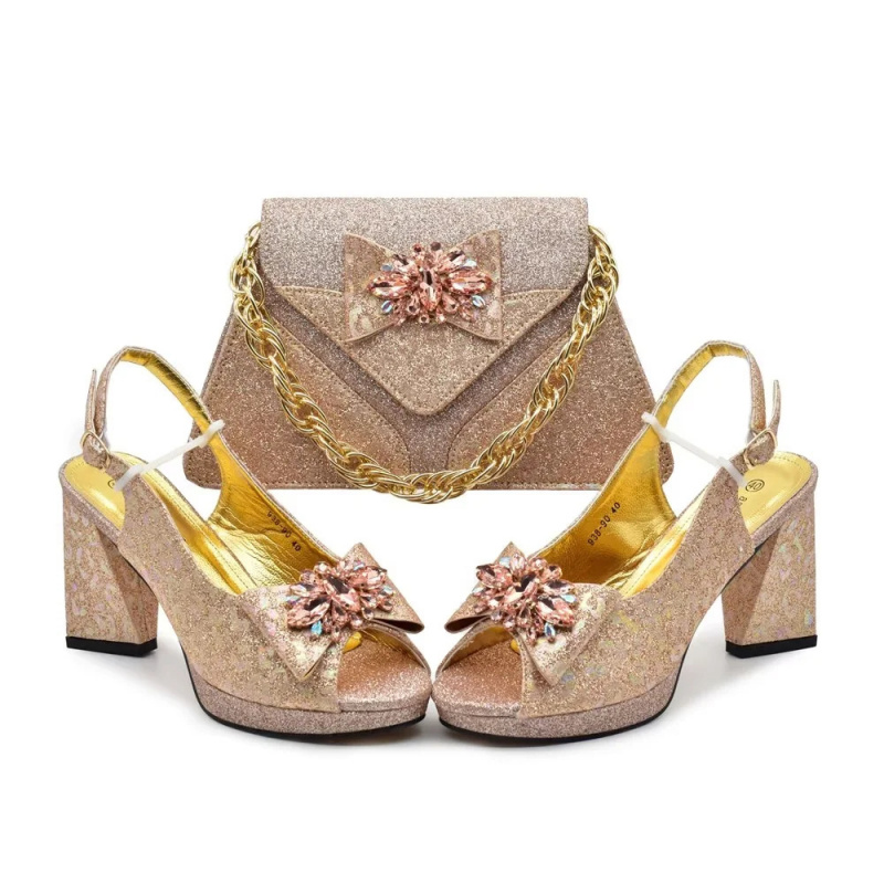 shoe and bag matching fabric w - Women Formal Wear Shoes reseña y precio