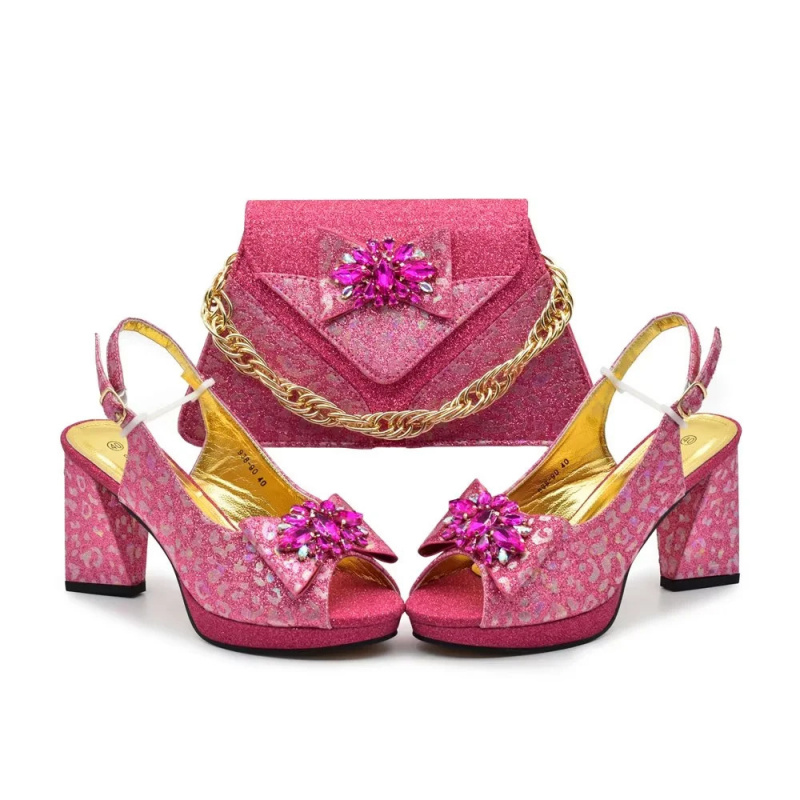 shoe and bag matching fabric w - Women Formal Wear Shoes reseña y precio